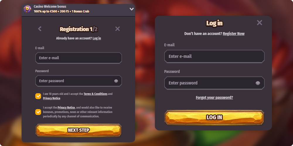 Dragonia Casino Login and Registration